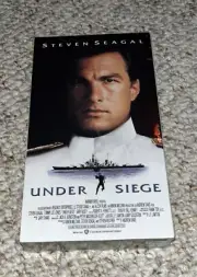 Under Siege VHS, Warner Factory Watermarks,Sealed, New, Steven Seagal, 1992