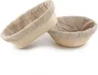 9inch Round and 10inch Oval Rattan Bread Proofing Basket Sourdough Bannetons