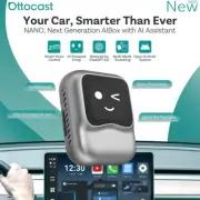 Ottocast Nano AI box Wireless CarPlay Adapter Android Auto ChatGPT Voice Control