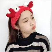 Crab Face Wash Headband Black - One Size