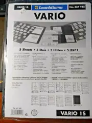 NEW Vario 1S Leuchtturm No 337-942 8.5" x 11" 5 Pages