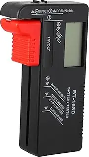 BELLIFFY Portable Digital Battery Tester for AA/AAA/C/D/9V/ Button Cell Batteries Accurate Battery Checker with Display for Household and Professional Use