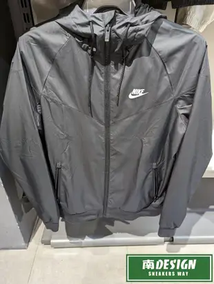 南🔥2023 3月 NIKE 運動外套 風衣外套 連帽外套 防潑水 拉鍊口袋 男款 黑 727325-010