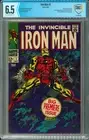 IRON MAN #1 CBCS 6.5 (Marvel 1968) 1st series + origin! Tony Stark! New slab!