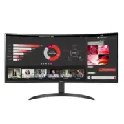 NEW LG 34WR50QC-B 34" Curved Ultrawide WQHD (3440 x 1440) Monitor, Black