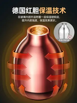 德國全球鷹保溫壺家用保溫水壺大容量熱水瓶暖瓶玻璃內膽保溫水瓶