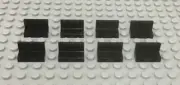 LEGO 8 1x2x1 Black Panels, Part 4865