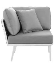 Modway Stance Outdoor Patio Aluminum Corner Chair