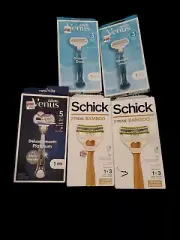 Pack Of 5 His And Hers Razors Schick And Gilette Venus