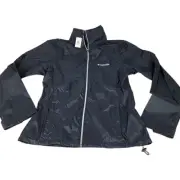 Columbia Jacket Women's Small Black Switchback III Full Zip Hooded Rain New