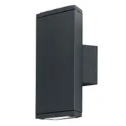 Telbix Charo 7W LED Aluminium Up & Down Outdoor Wall Light