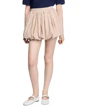 Sandro Striped Bubble Skirt