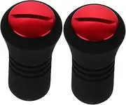 Kisangel 2pcs Red Eva Knobs for Fishing Reel Handle Brand Fishing Wheel Part Replacement Knobs Ocean Lake River Stream