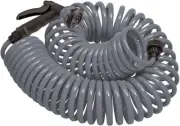 Orbit 27560 Expandable Coil Garden Hose 3/8" D X 50' ft. L Polyurethane, Gray