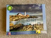 NEW Portland Head Lighthouse "Nature's Delights" - 1000 piece Puzzle Springbok