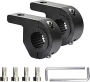 Adjustable Bracket Motorcycle Spotlight Holder Aluminum Alloy Extension Bracket Light Bar Clamp Kits Refit Accessories Off-Road ATV UTV (Color : 2pcs)