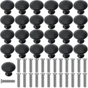 25 Pieces Cabinet Handle Knobs For Bathroom, Cabinets, Dresser Doors, Furniture (30mm)