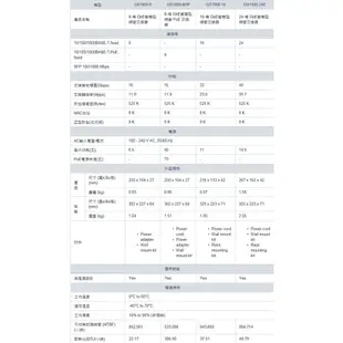 【MR3C】含稅附發票 ZYXEL 合勤 GS1900-16 16埠 GbE智慧型網管交換器