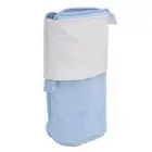 (Light Blue)Pencil Case Stand Up Pen Holder Cute Telescopic Pen Case Portable BX