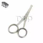 Ball Nose Safety Dog Grooming Scissors Ears Eyes Paws Blunt End Cutting