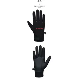 【BLACKYAK】YAK HARDGRIP 手套 (黑色) -秋冬 保暖手套 仿皮革 登山手套 |BYAB2NAN01