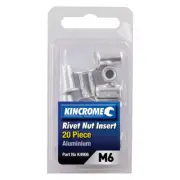 Kincrome Aluminium M6 Thread Rivet Nut Insert 15mm - K4906
