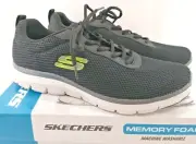 Skechers Men's Flex-Lite Memory foam Athletic Shoes Multiple Sizes Black NEW