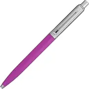 Sheaffer Sentinel Brushed Chrome Cap and Fuchsia Barrel Ballpoint Pen