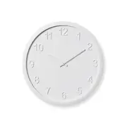 E Style Lenox Wooden Analogue Wall Clock Hanging Decor Round 40cm White