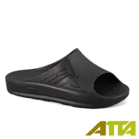 在飛比找Yahoo奇摩購物中心優惠-ATTA 40厚均壓散步拖鞋-黑色