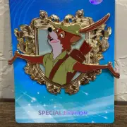 Disney PALM Robin Hood Family Crest Robin Hood Arms LE 300 Pin Pink A LA Mode