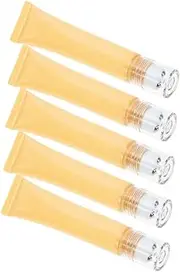 VICASKY 5pcs Refillable Eye Cream Tubes Empty Cream Containers for Easy Application Portable Cosmetics Dispenser for Skincare Essentials and Travel