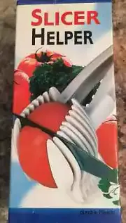 Kitchen Slicer Helper Produce Slicer Gadget, TOMATO, VEGETABLE, ORANGE, APPLE