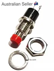 Mini Momentary On/Off Micro Switch Red 2pins x 1pc
