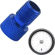 Locking Tire Inflator Nozzle Adapter - Bikes Tire Stem Converter | Portable BikesTool Caps | Bike Tool | Convert Schradder Adapter | Tire Valve Converter for Mountain Folding Bicycles