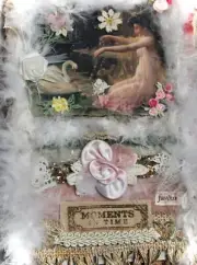 Lace Junk Journal Fantasy Nymphs and Angels Mixed Media