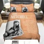 Big Yellow Taxi Lyrics Joni Mitchell Quilt Duvet Cover Set Super King Soft