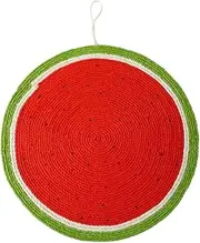 MINAOLULUS Watermelon Design Cat Scratcher Portable Pad for Kittens Durable Scratching Board for Indoor Cat Sleep Mat Cat Activity Center
