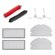 Original Roborock S8 Accessories Set White(1 x Main Brush + 2 x Side Brush + 2 x Filter + 4 x Mop Cloth )