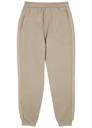 Helmut Lang Taped Cotton Sweatpants - Beige - XL XL