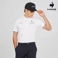 在飛比找momo購物網優惠-【LE COQ SPORTIF 公雞】高爾夫系列 男款白色漸