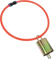 BESPORTBLE 1 Set Sheep Collar Cattle Collar Horse Accessories Goat Collars Goat Shelter Horse Collars Goat Bell Goats and Lambs Harnesses Dog Copper Bells Sheep Mini Cow Bells Orange