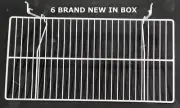 Uline 12X24 Shelves Grid or Slat Wall Grid Panel White Shelf - Box of Six (6)
