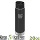 【KLEAN KANTEEN 美國 20盎司KK寬口保溫鋼瓶(54mm)《消光黑》】保溫杯/保溫瓶/咖啡瓶蓋/K20VWPCC★贈水壺套