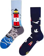 [Many Mornings] Nordic Lighthouse Kids Socks, NORDIC LIGHTHOUSE KIDS, 31-34