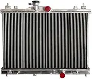 2-Rwo Aluminum Radiator ，Compatible With NISSAN TIIDA HR 15 DE 1.5G AT MT 21460-EL000/ED100