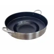 HD Comal Concave 23"x7" Stainless Steel Outdoor Para Carnitas Griddle Non-Stick