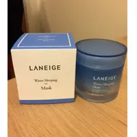 在飛比找蝦皮購物優惠-LANEIGE 蘭芝 水亮保濕晚安面膜