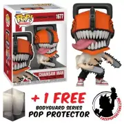 FUNKO POP VINYL CHAINSAW MAN #1677 VINYL FIGURE + PROTECTOR