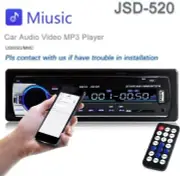JSD-520 CAR FM/USB/SD/MP3 Player Receiver w Bluetooth 60Wx4 Output